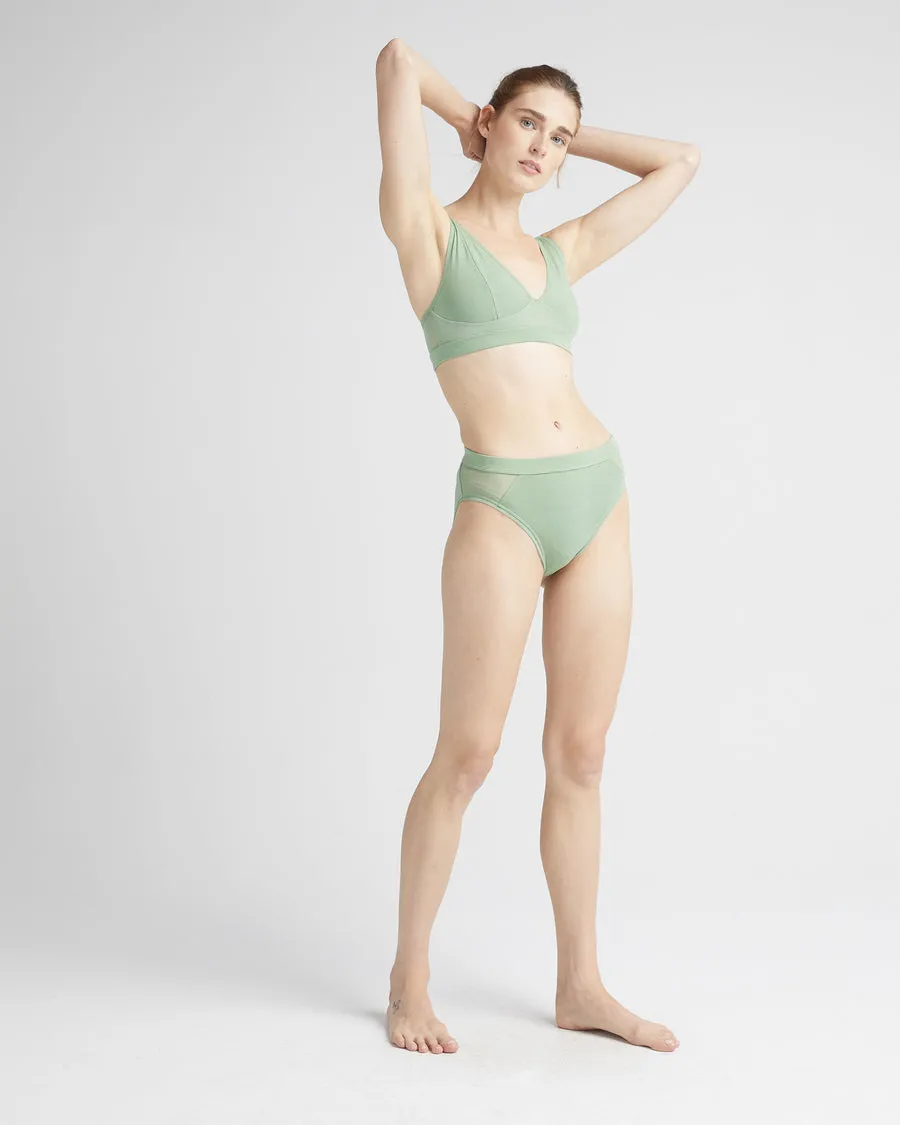 High Cut Brief (Sage)