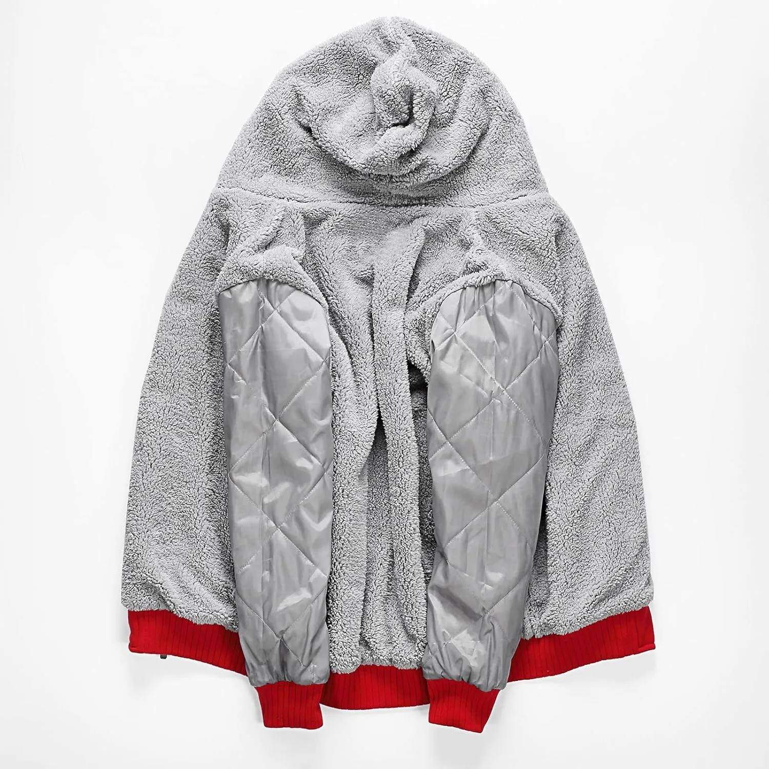 Hoodies for Men Casual Zip Up Heavyweight Fleece Hooded Sweatshirts Winter Sherpa Lined Warm Pullover Jackets