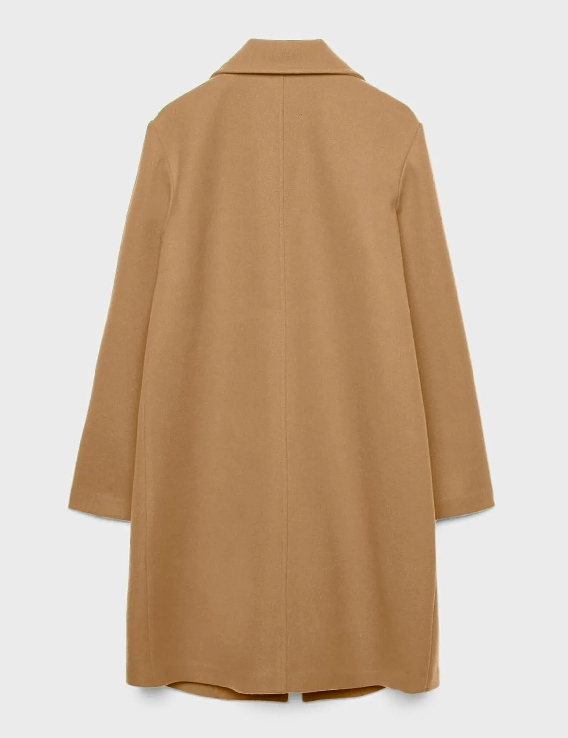 IDEALSANXUN Womens Fall Winter Wool Coats Midi Length Trench Coat Long Blazer Jackets