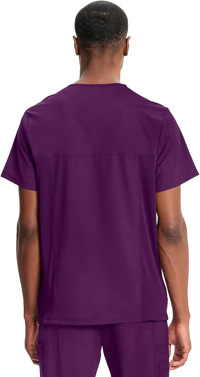Infinity Cherokee V- Neck Men's Scrub Top with Rib Knit Back Panels CK900A