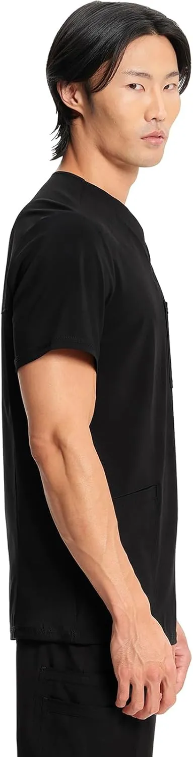 Infinity Cherokee V- Neck Men's Scrub Top with Rib Knit Back Panels CK900A
