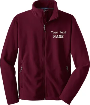 INK STITCH Men Custom Deisgn Your Own Stitching Embroidery Fleece Basic Jackets