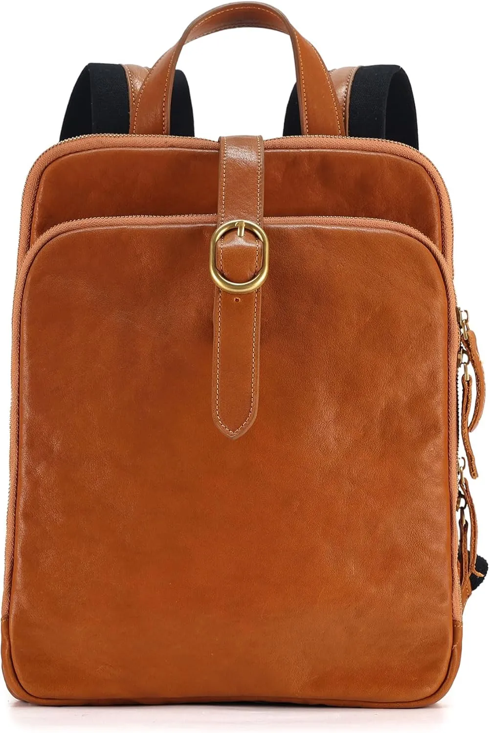 JOYIR Genuine Leather Backpack for Women Fashion Leather Backpack Stylish Quilted Travel Backpack
