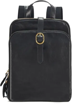 JOYIR Genuine Leather Backpack for Women Fashion Leather Backpack Stylish Quilted Travel Backpack