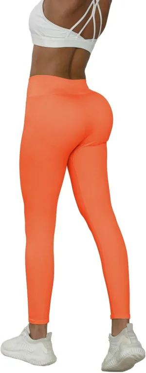 JQ JQAMAZING Seamless Scrunch Workout Leggings for Women Buttery Soft Gym Yoga Pants Opaque Tights