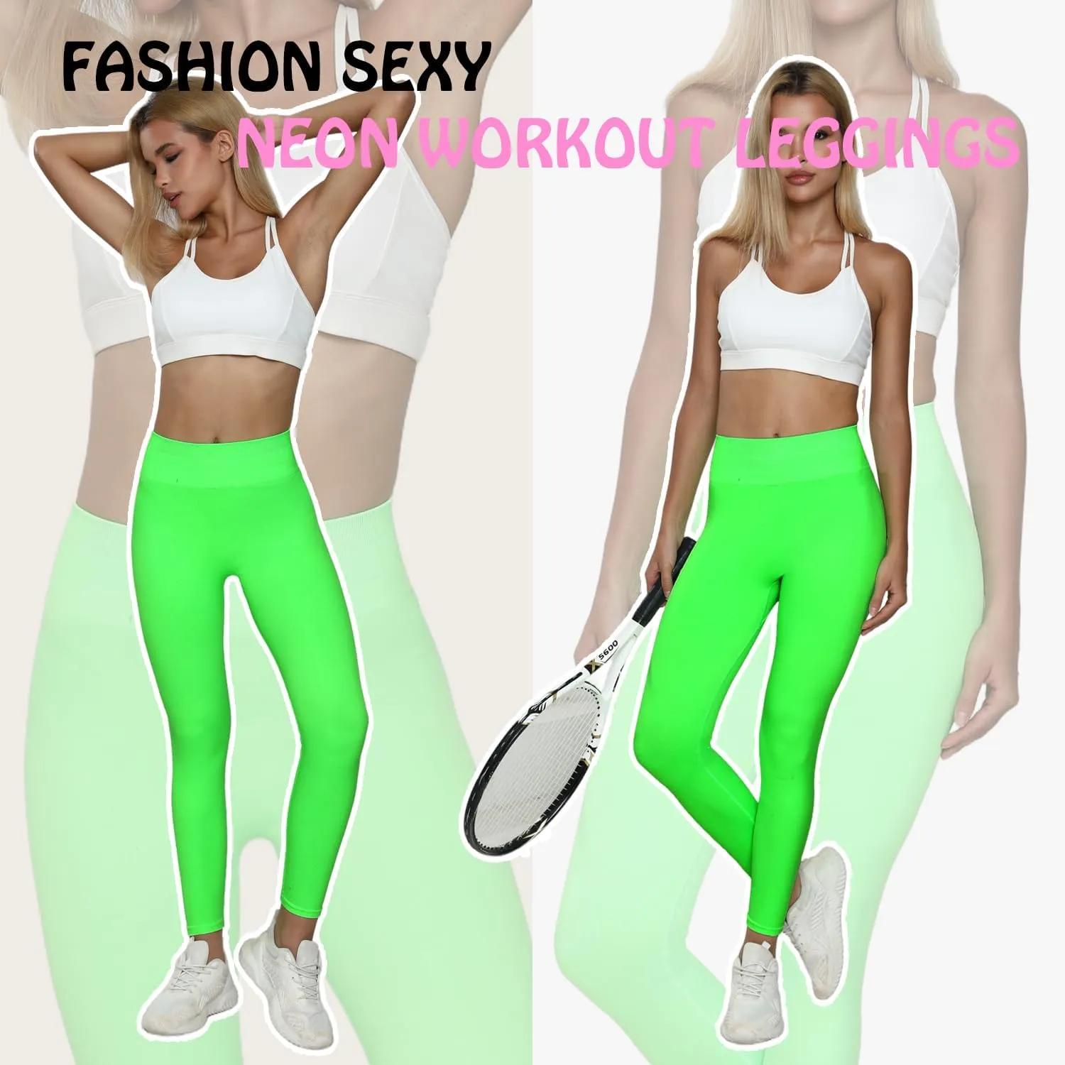 JQ JQAMAZING Seamless Scrunch Workout Leggings for Women Buttery Soft Gym Yoga Pants Opaque Tights
