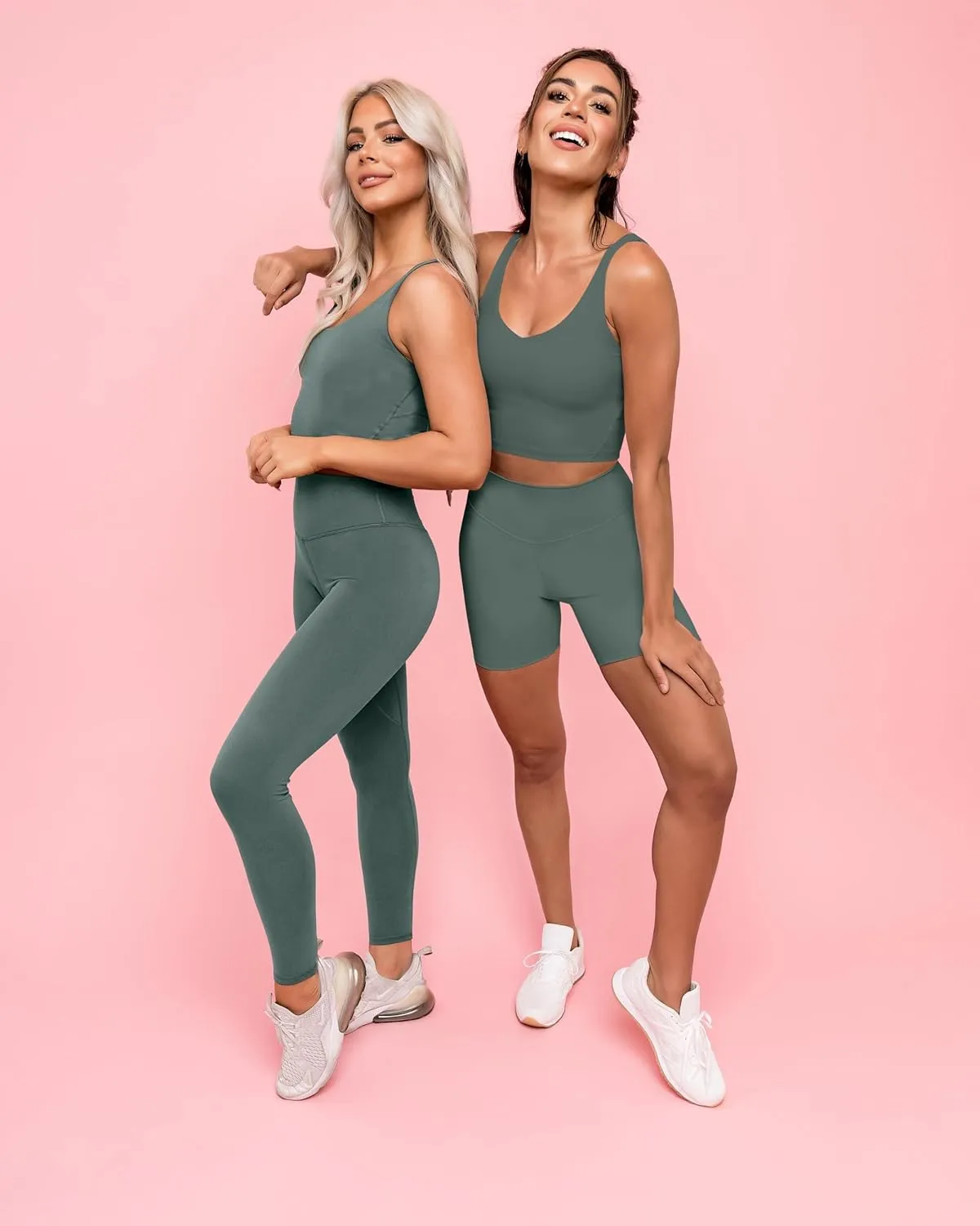 Kamo Fitness High Waisted Yoga Pants 25" Inseam Ellyn Leggings Butt Lifting Tie Dye Soft Workout Tights