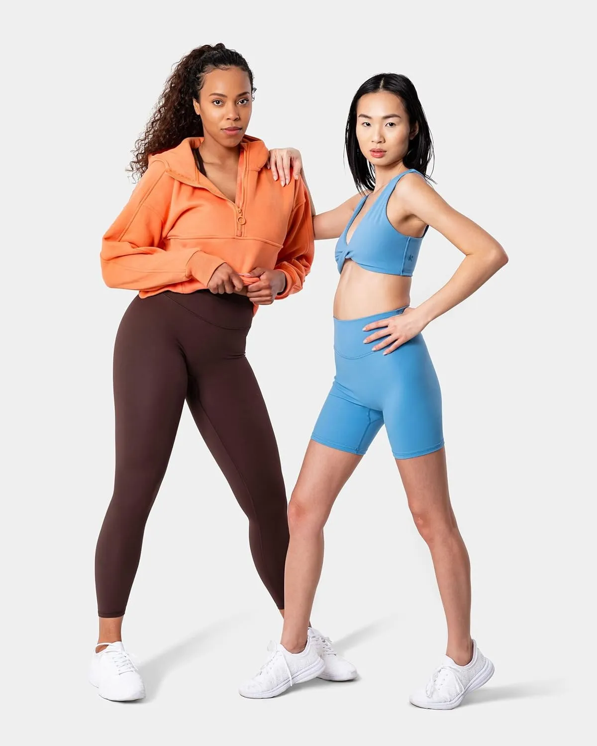 Kamo Fitness Serenity No Front Seam Leggings 25" Inseam Yoga Pants High Waisted Soft Workout Tights
