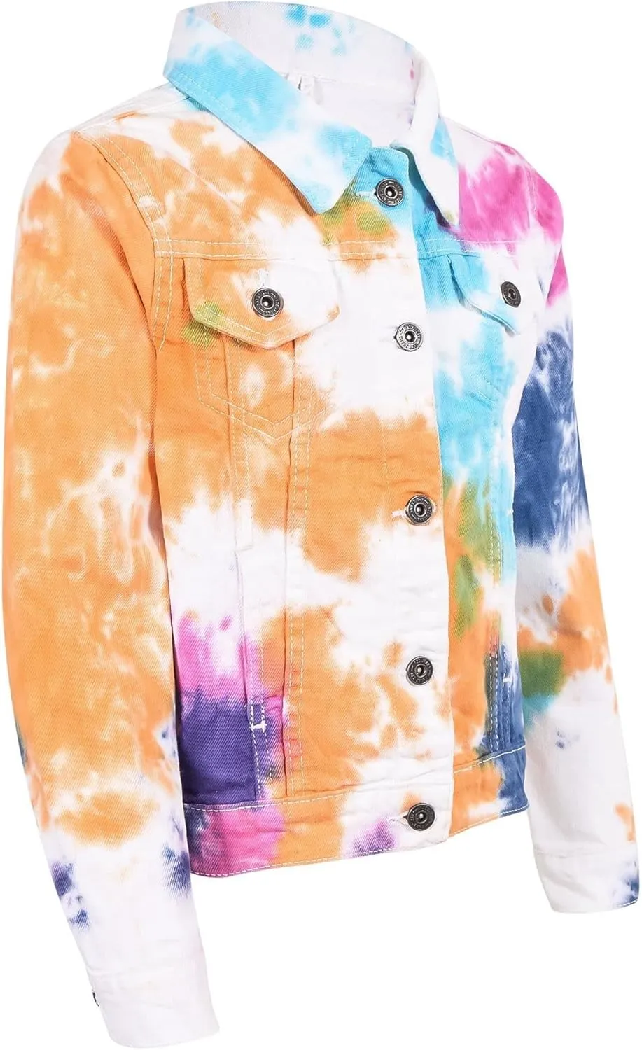 Kids Girls Jackets Designer Denim Style Fashion Jean Jacket Coat New Age 3-13 Yr