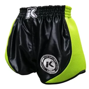 King Pro Shorts Trunks Retro Mesh Black Green