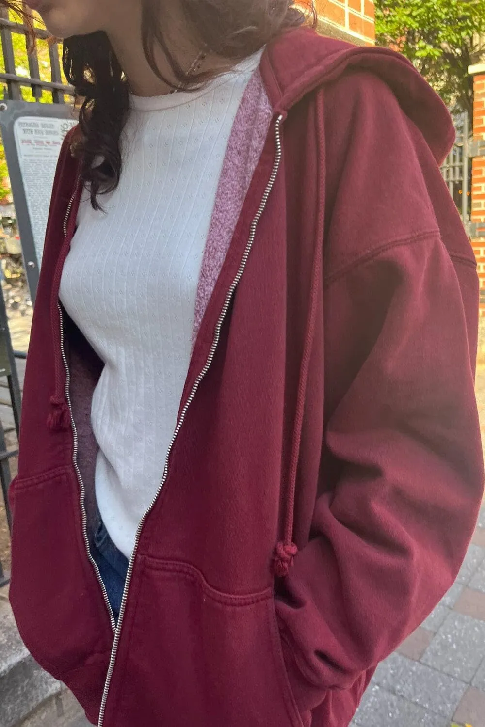 KMBANGI Women Y2k Oversized Zipper Hoodie with Pockets Loose Zip Up Sweatshirts Hooded Jacket Harajuku Trendy Streetwear