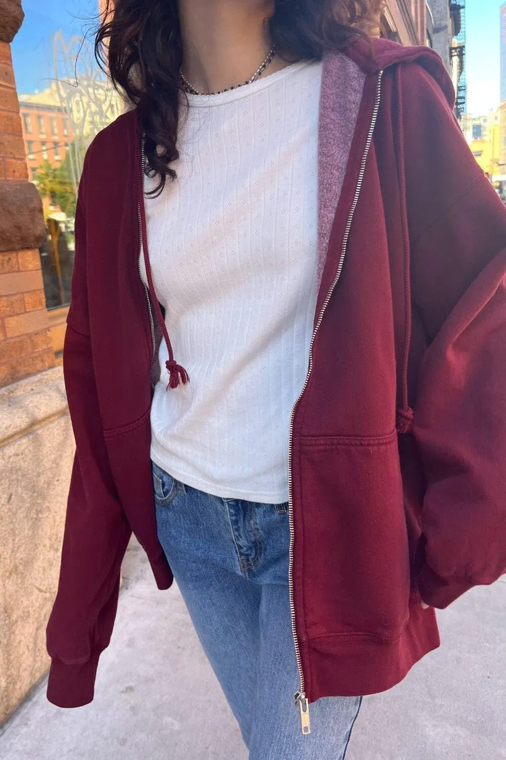 KMBANGI Women Y2k Oversized Zipper Hoodie with Pockets Loose Zip Up Sweatshirts Hooded Jacket Harajuku Trendy Streetwear