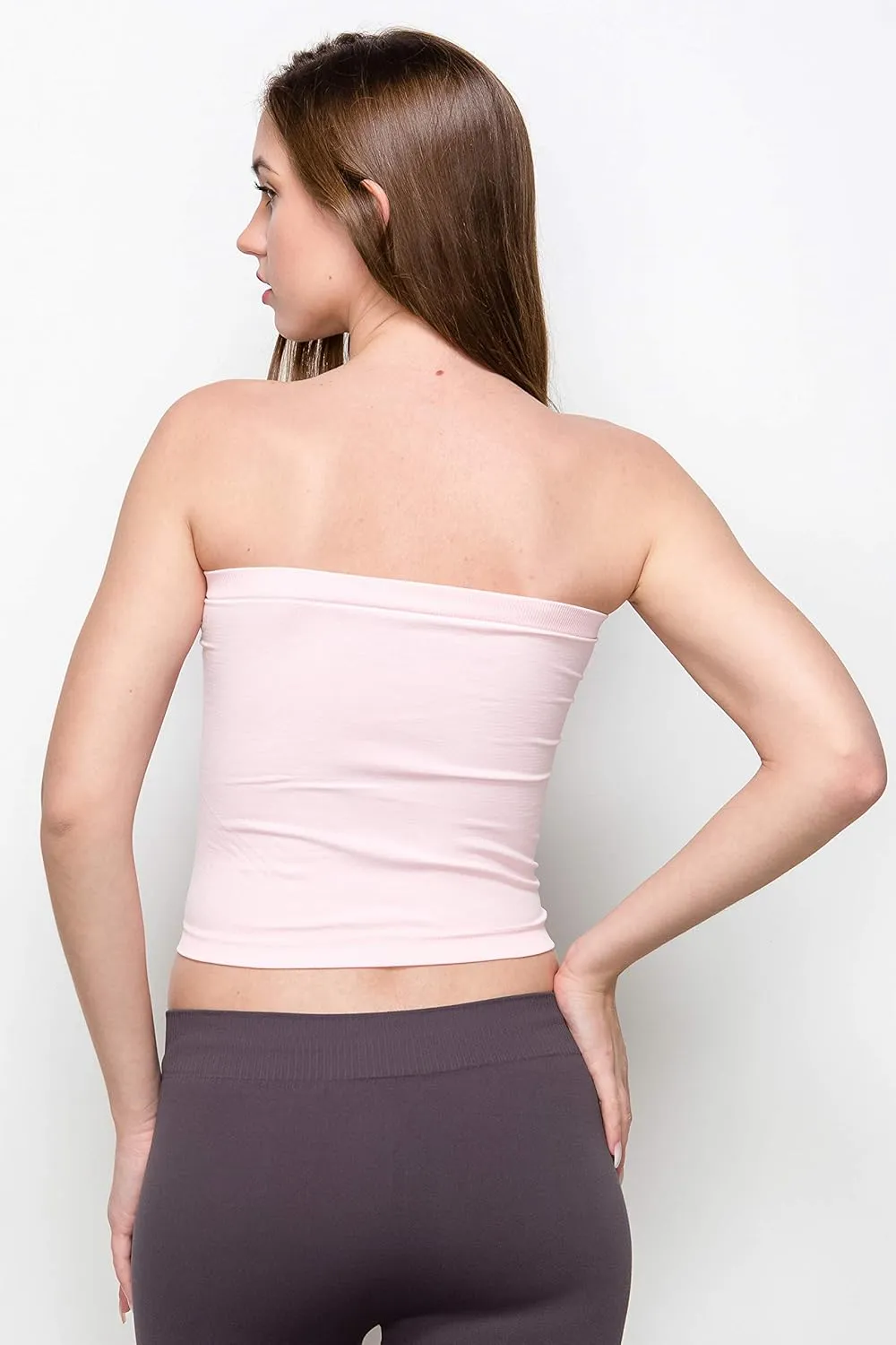 Kurve Medium Length Bandeau Bra Top - UV Protective Fabric UPF 50  (Made with Love in The USA)