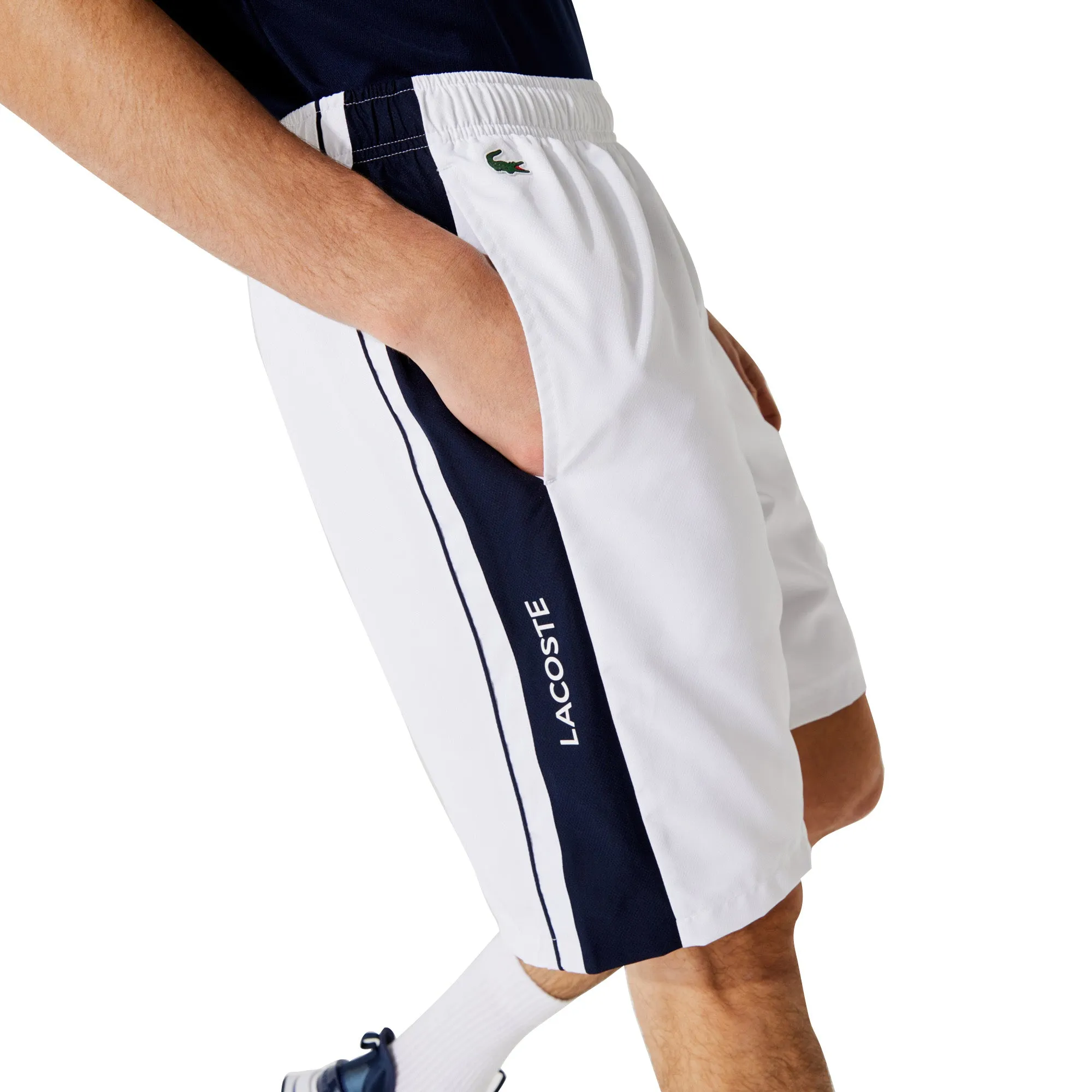 Lacoste Sport Contrast Bands Lightweight Golf Shorts 2021