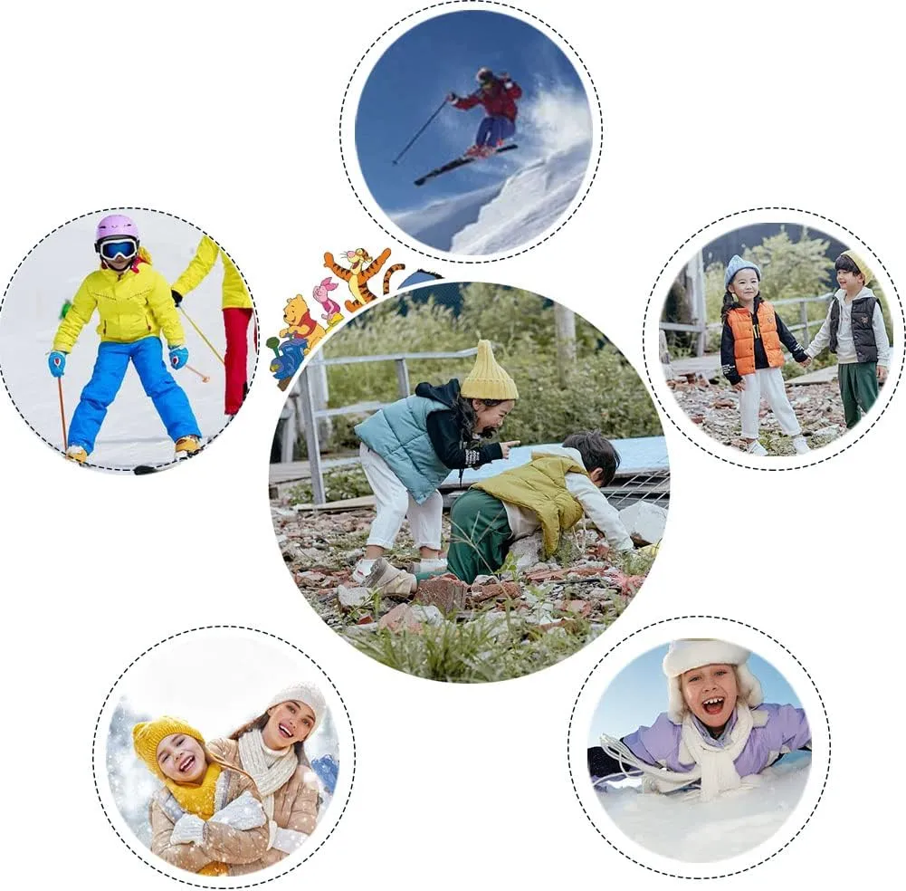 LANDUNSI Baby Boys Girls Puffer Vest Winter Warm Lightweight Toddler Vest Outerwear High Neck Cute Sleeveless Jacket