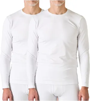 LAPASA Men's Thermal Underwear Top Crewneck Long Sleeve Shirt Base Layer Lightweight Midweight Heavyweight Winter M09/M26/M55