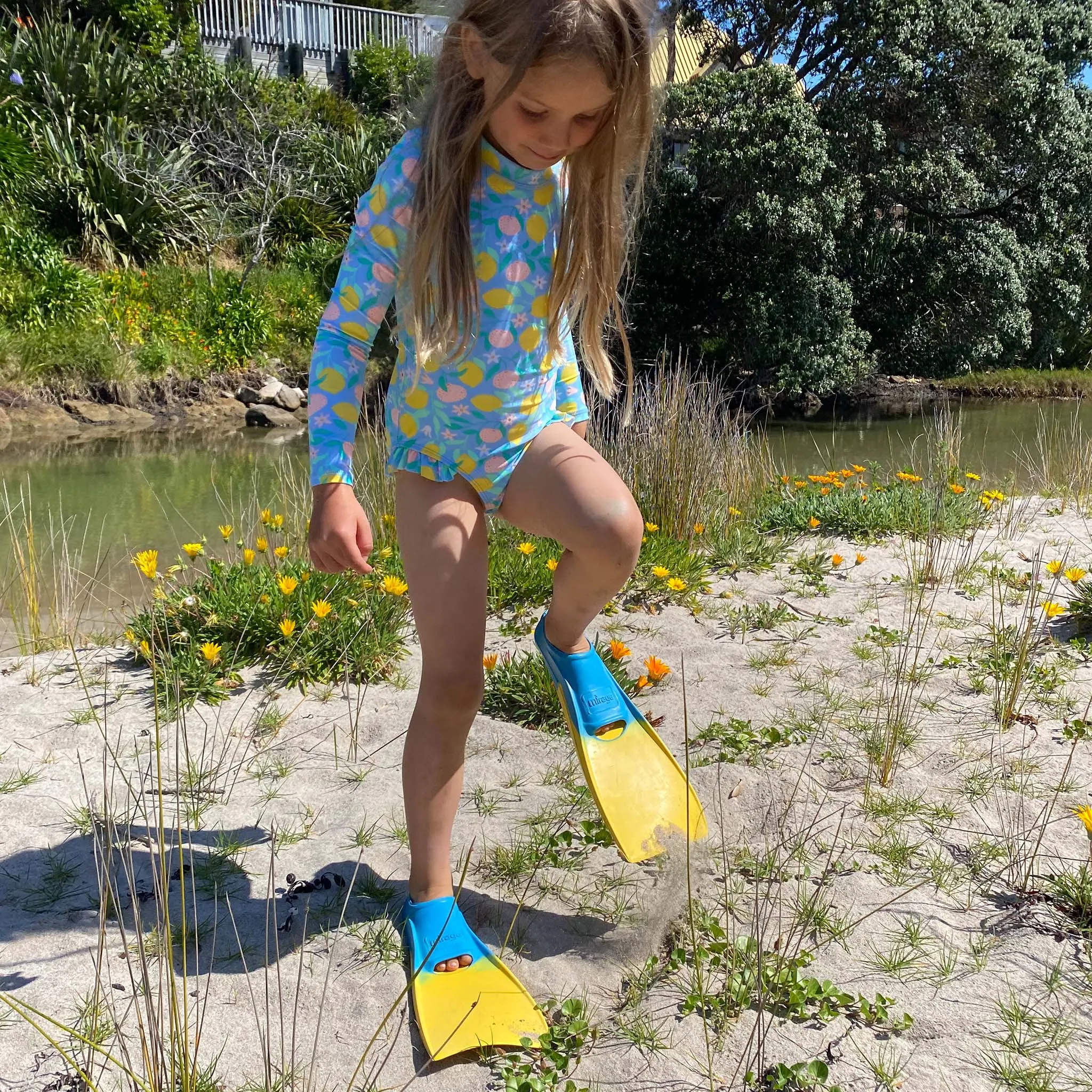 Lemon Drops LS Surf Suit