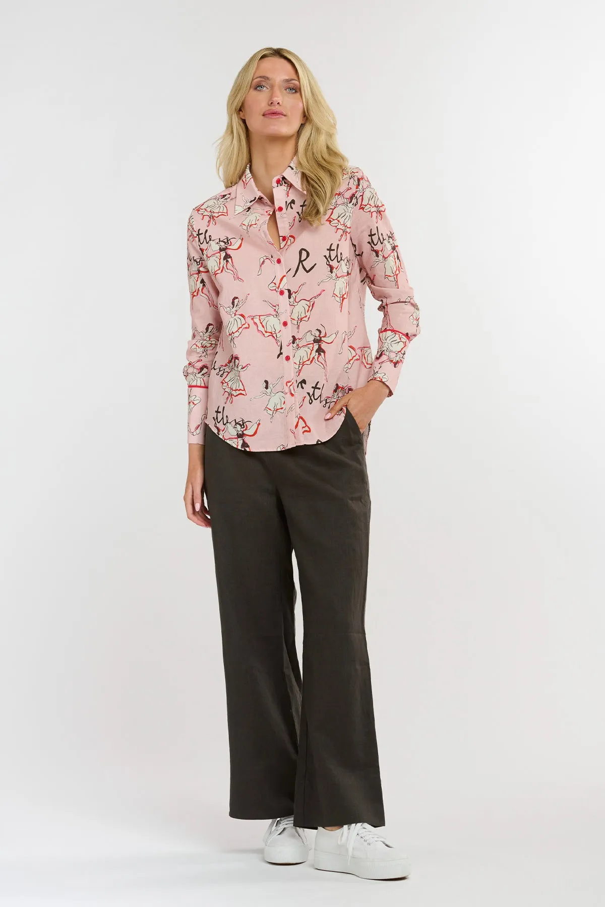 Let's Dance Shirt Ballet Pink