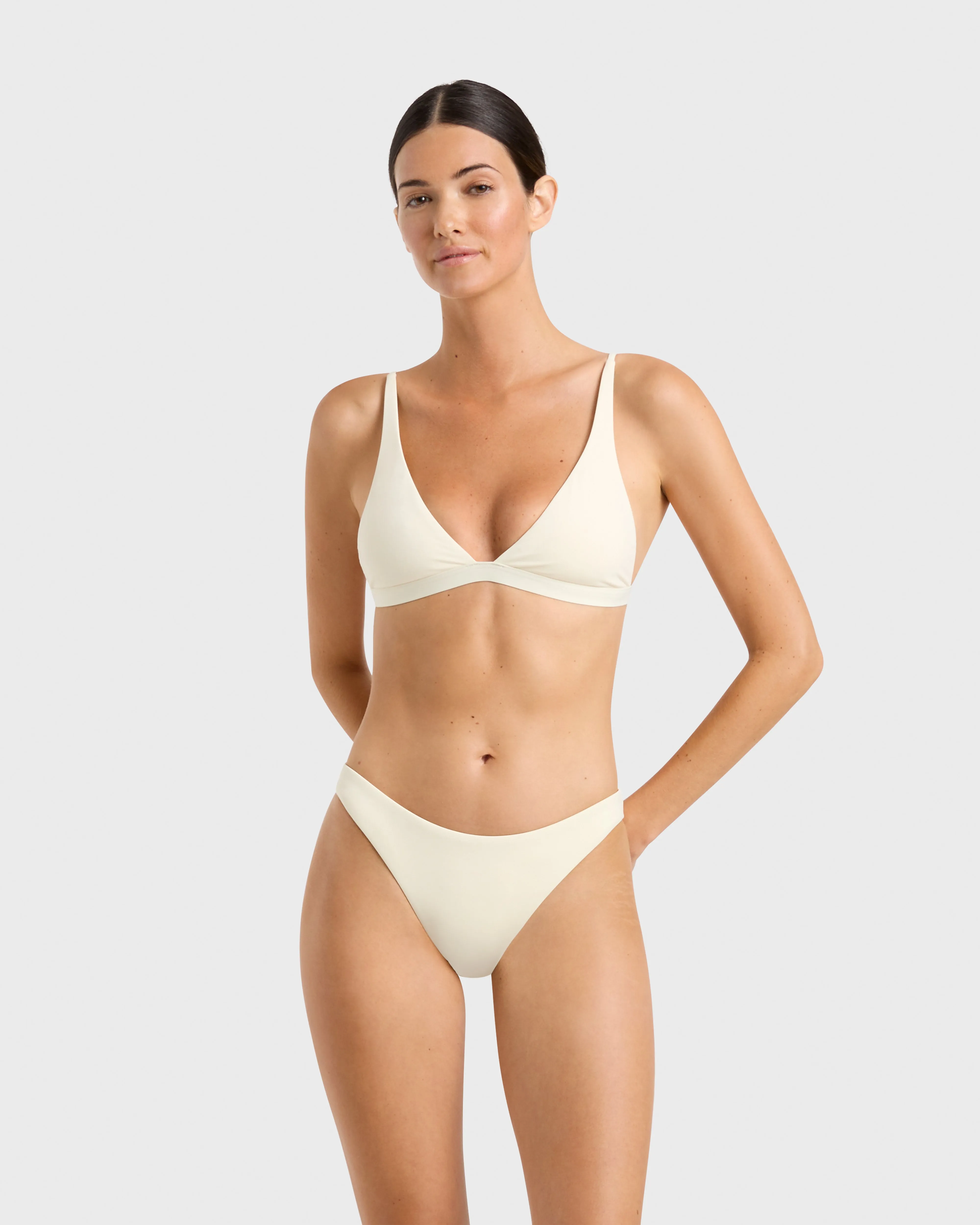 Leya Bikini Bottom - Porcelain (Embodee)