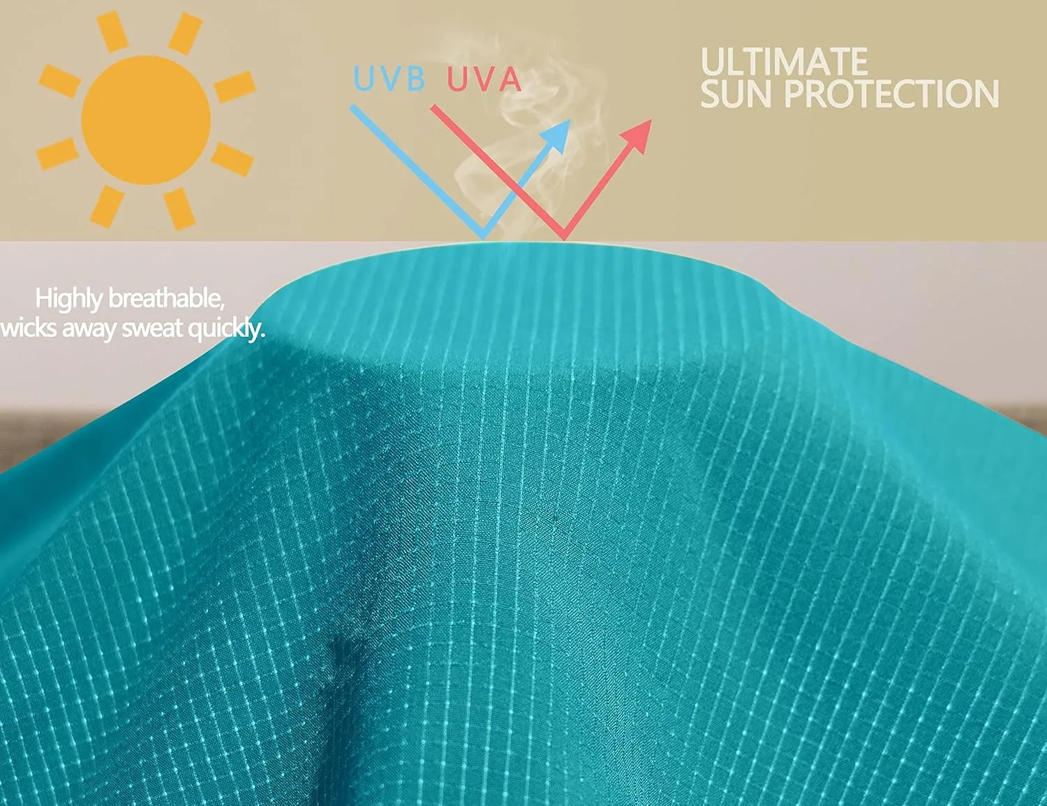 Little Donkey Andy Women's Sun Protection Hoodie Jackets Long Sleeve UPF50  Shirts Hiking Travel Camp Air Holes Full Zip