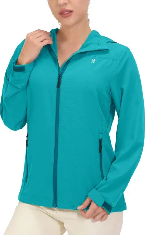 Little Donkey Andy Women's Sun Protection Hoodie Jackets Long Sleeve UPF50  Shirts Hiking Travel Camp Air Holes Full Zip