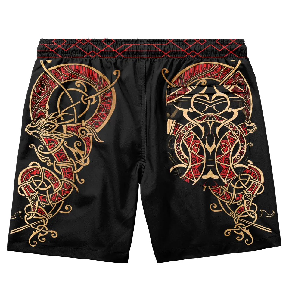 Loki Swim Trunks - Fire Edition