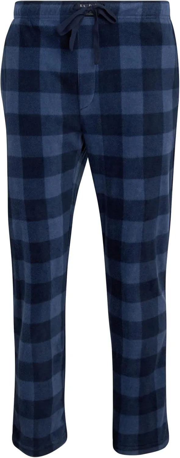 Lucky Brand Men's Pajama Pants  Ultra Soft Fleece Pajama Bottoms Lounge Pants for Men - Breathable Mens Sleep Pants (S-XL).