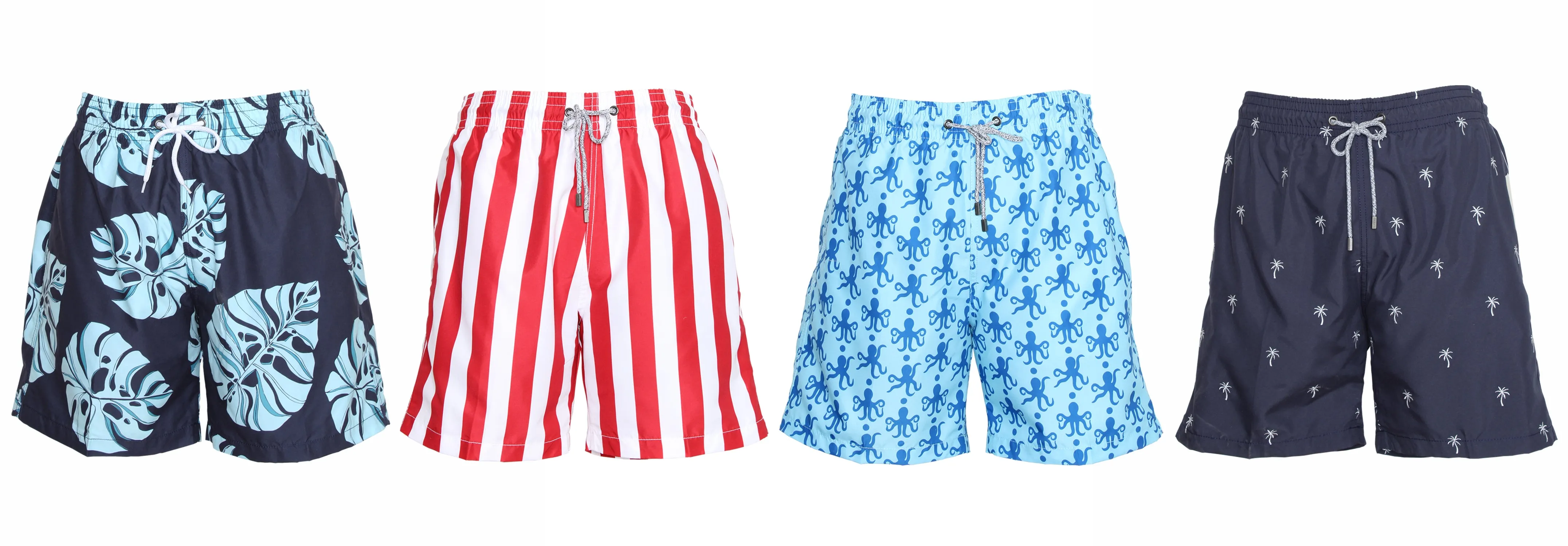 M-TRUNKS - Wholesale Men's Patterned Swim Trunk