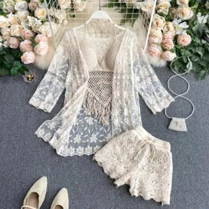 Marella Three Piece Crochet Set