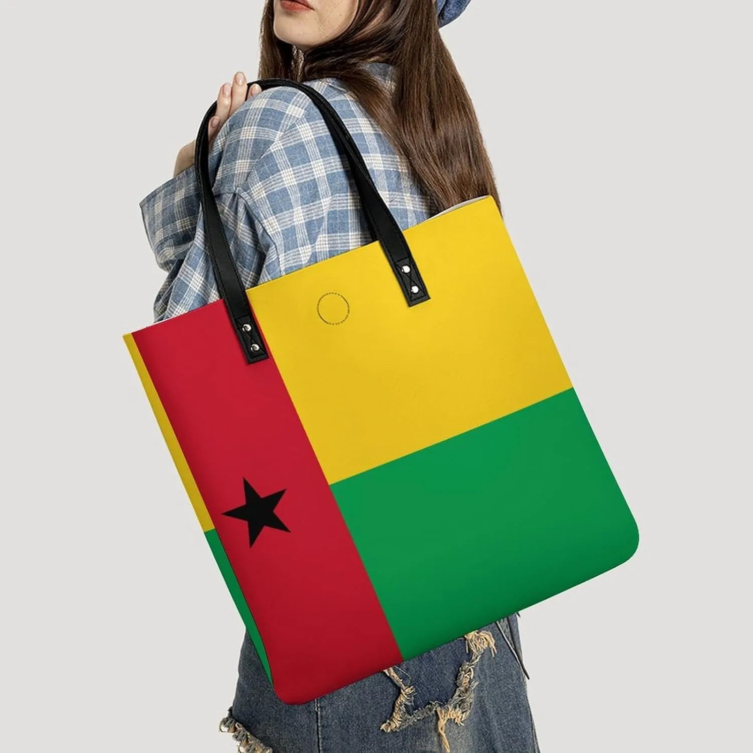 Marshall Lslands Flag Women's Leather Hobo Handbag Stylish Tote for Everyday Essentials