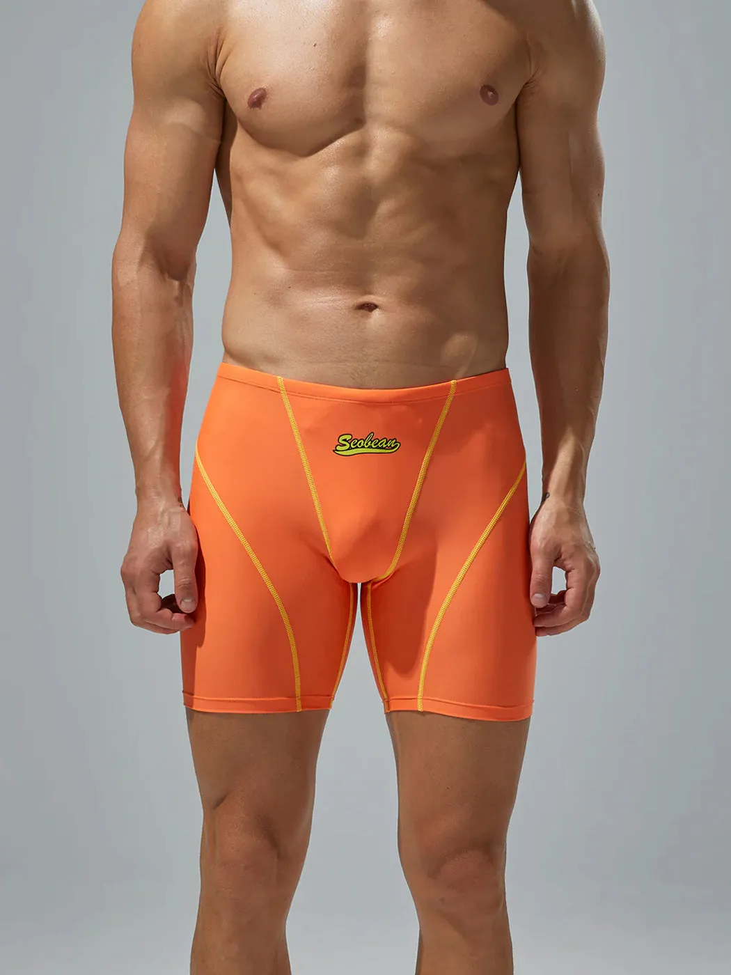 Mens Athletic Quick-drying Swim Trunks