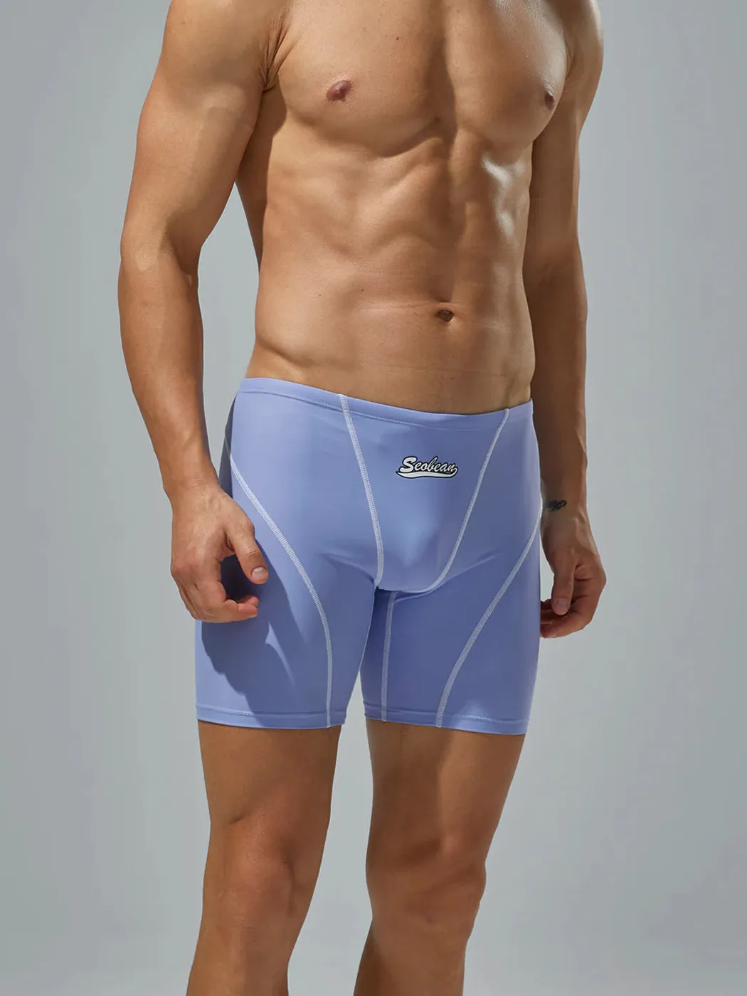 Mens Athletic Quick-drying Swim Trunks