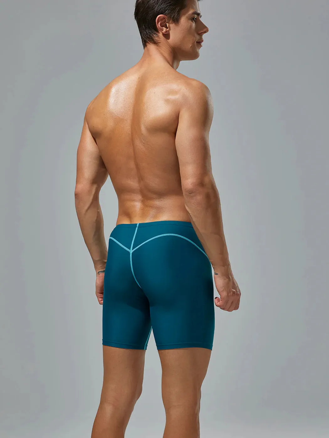 Mens Athletic Quick-drying Swim Trunks