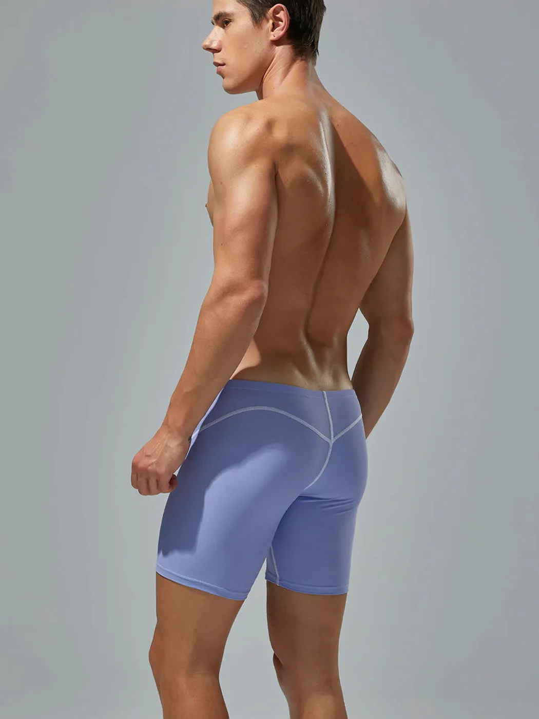 Mens Athletic Quick-drying Swim Trunks