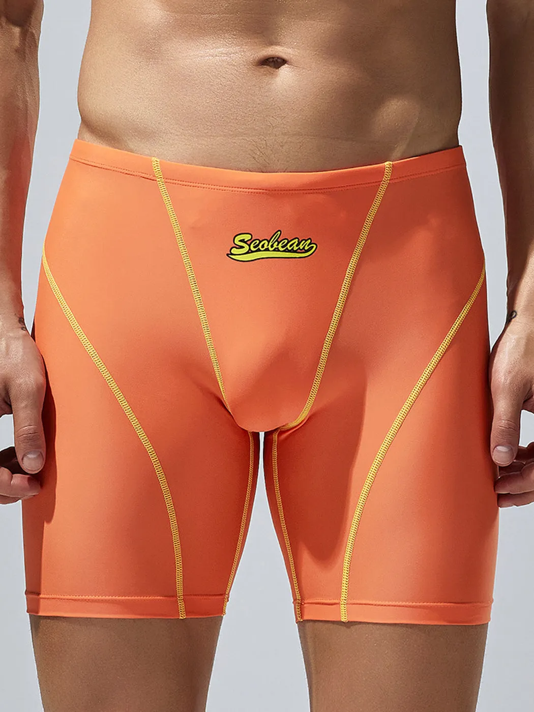 Mens Athletic Quick-drying Swim Trunks
