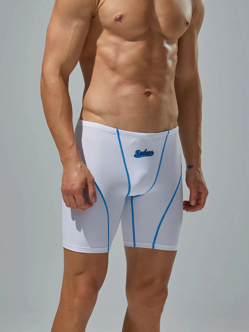 Mens Athletic Quick-drying Swim Trunks