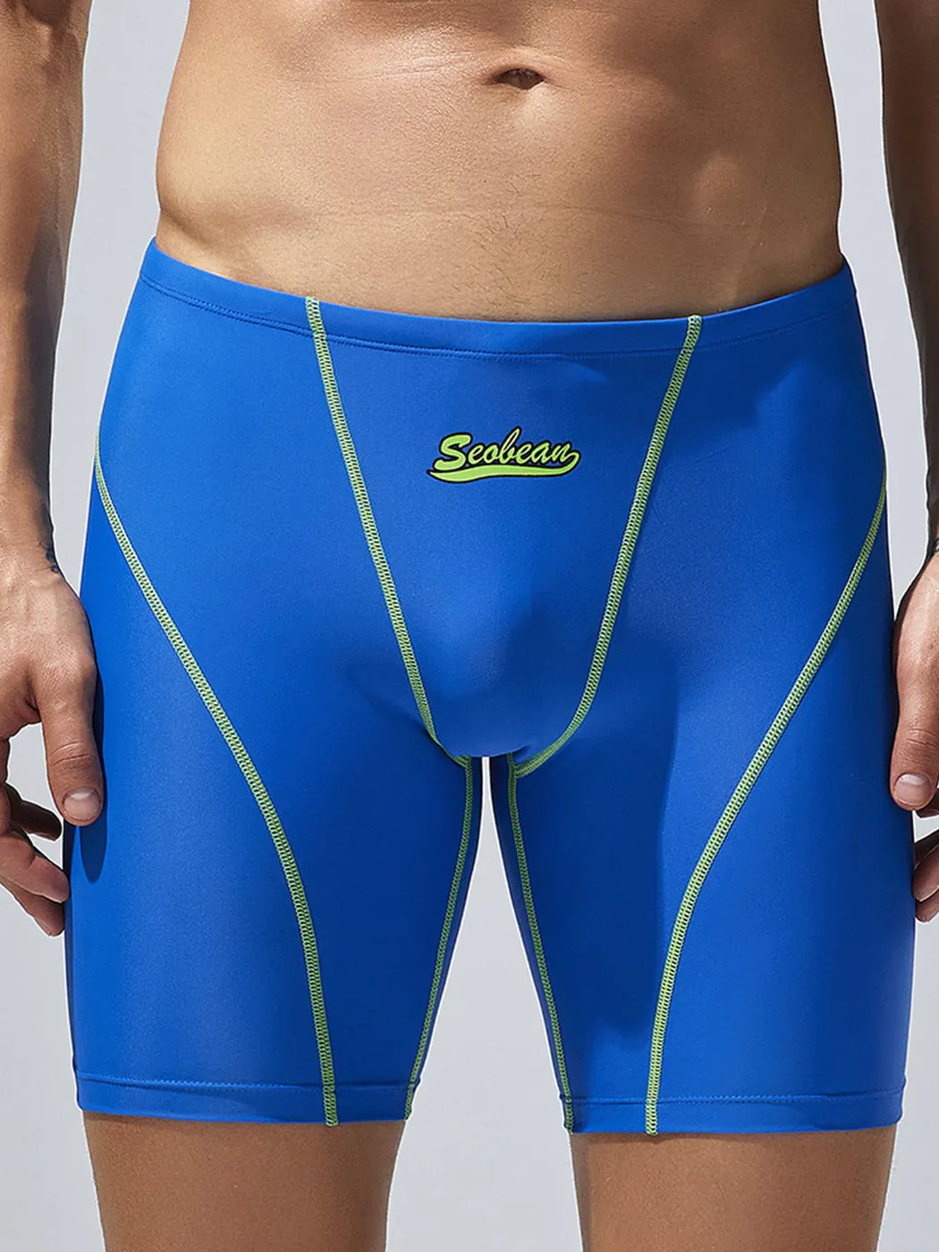 Mens Athletic Quick-drying Swim Trunks
