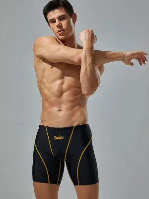Mens Athletic Quick-drying Swim Trunks