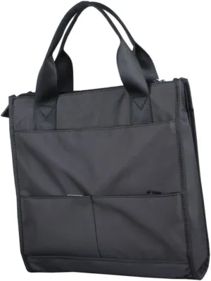 Men's Business Bag Stylish Briefcase 3 Compartments Large Capacity Storage Bag for Travel
