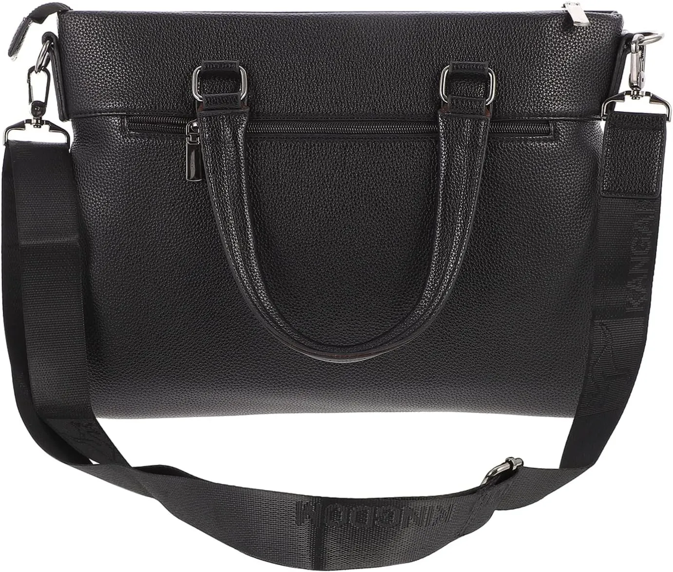 Men's Business Bag Stylish Pu Shoulder Bag Laptop Storage for Travel Business School