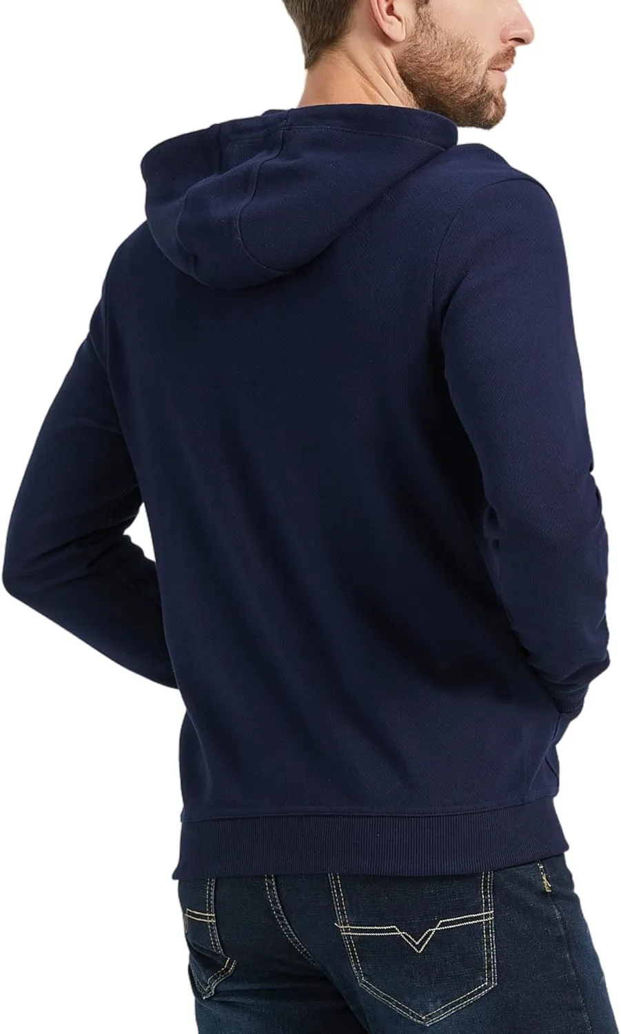 Men's Fashion Sweatshirt Cotton Comfy Hooded Sweatshirt With Pocket Soft Hoodie Sweatshirts For Men Full Zip