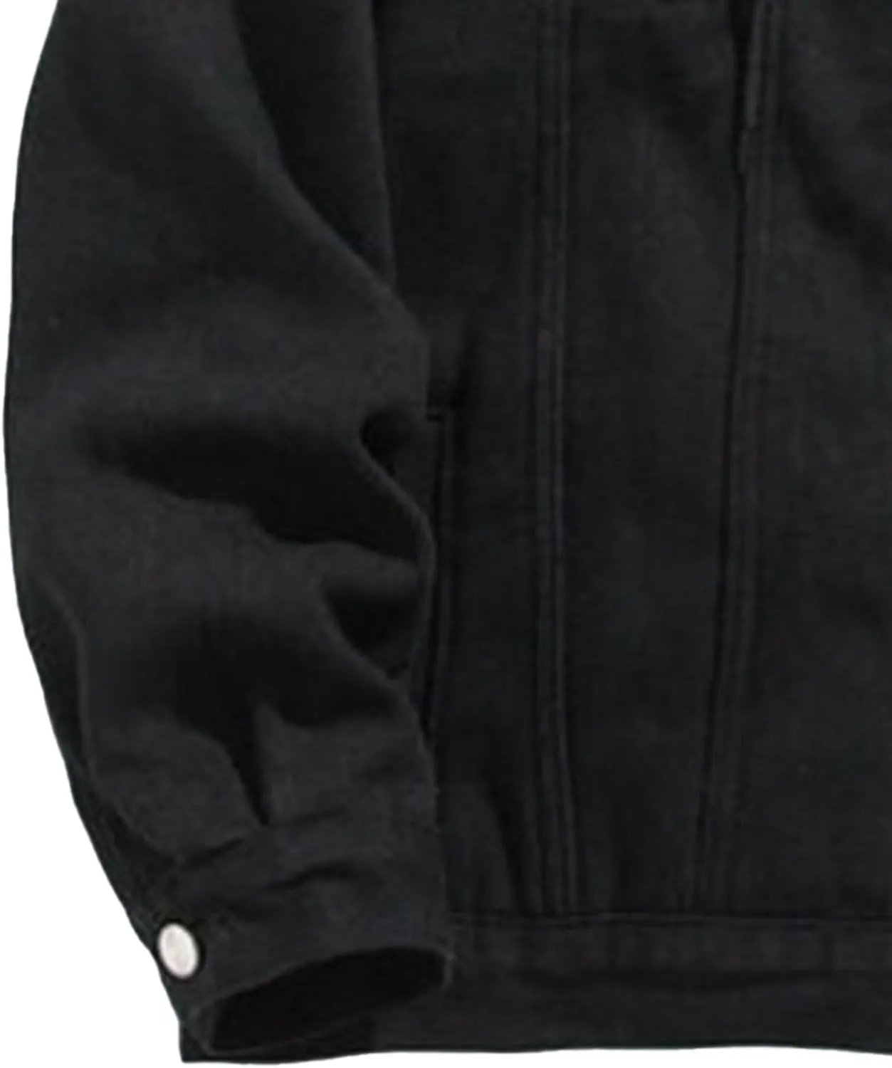Men's Hoodie Fleece Lined Denim Jacket Long Sleeve Casual Button Down Trucker Coat Warm Winter Hooded Jackets