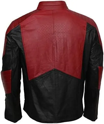 Mens Smallville Clark Kent Tom Welling Genuine Leather Super Jacket Man - Clark Kent Jacket