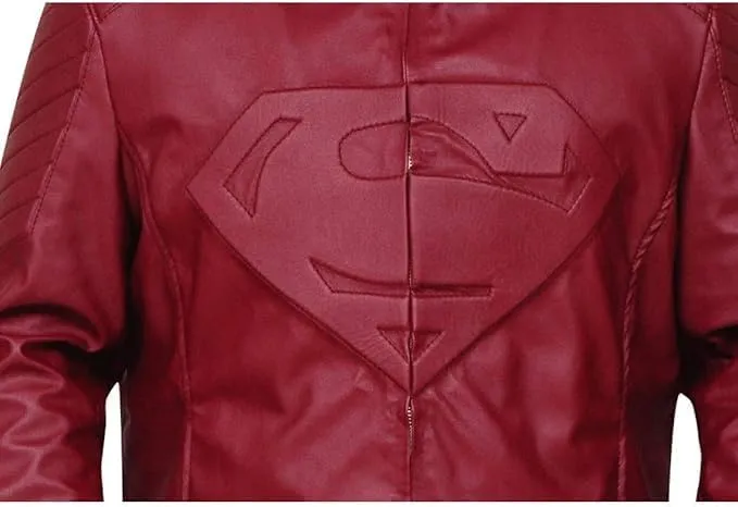 Mens Smallville Clark Kent Tom Welling Genuine Leather Superman Jacket