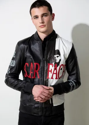Men's Tv Series Al Pacino Scarface movie Jacket Tony Montana Real Leather Jacket