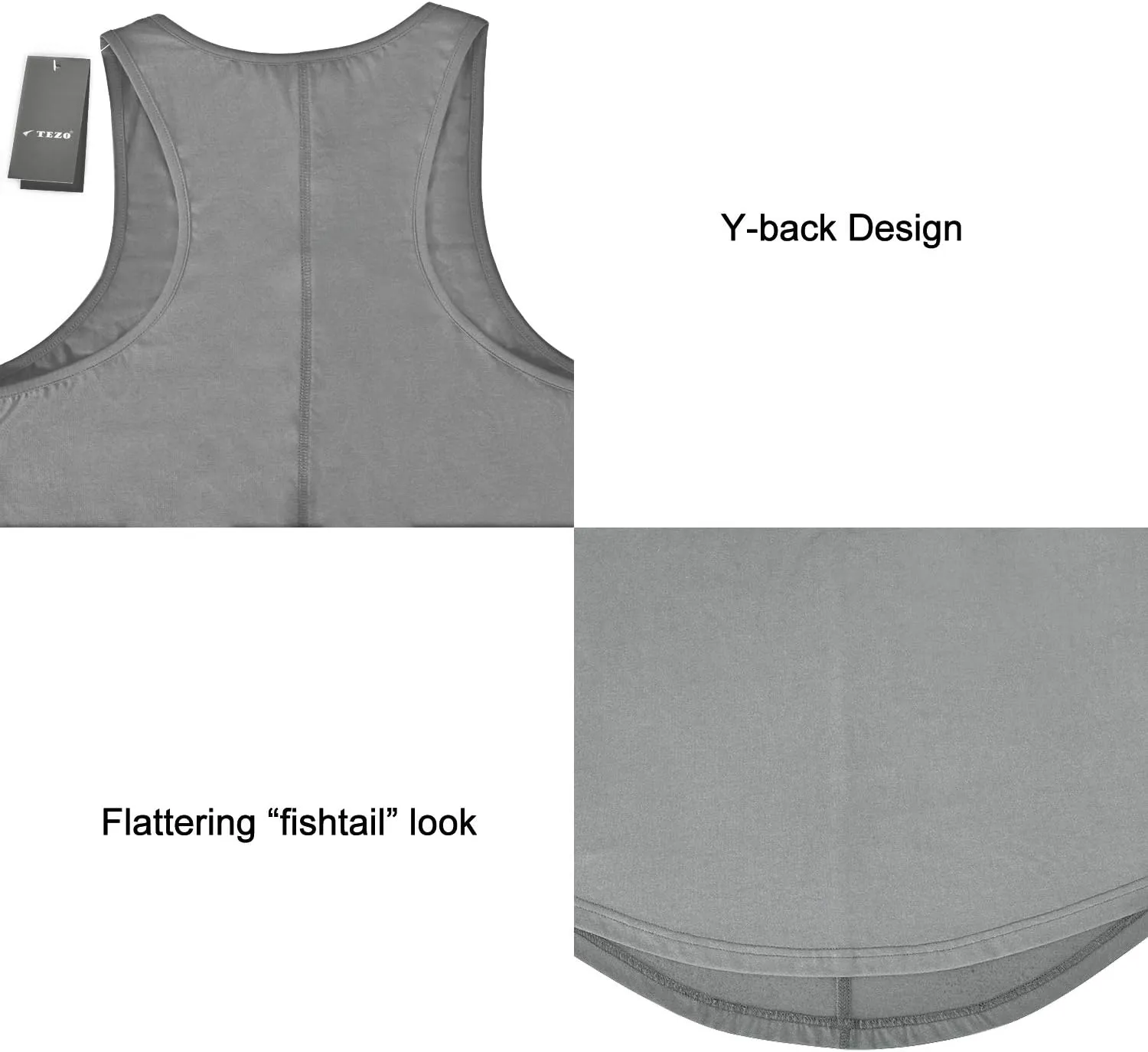 Mens Workout Stringer Tank Tops Fitness Performance Muscle Sleeveless Shirts Gym Training Bodybuilding Vest