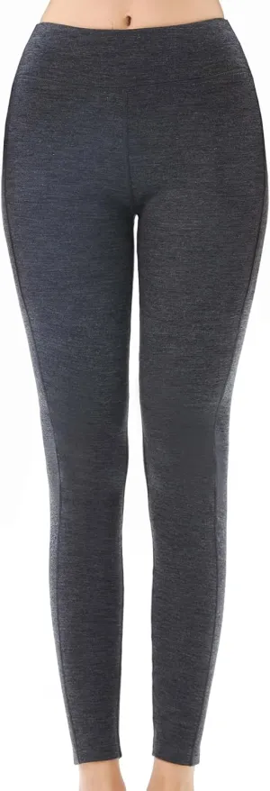 Merino Protect 100% Merino Wool Leggings Womens Thermal Base Layer Pants Long Underwear Soft Long Johns for Hiking Skiing