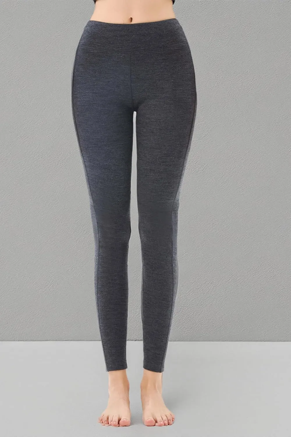 Merino Protect 100% Merino Wool Leggings Womens Thermal Base Layer Pants Long Underwear Soft Long Johns for Hiking Skiing