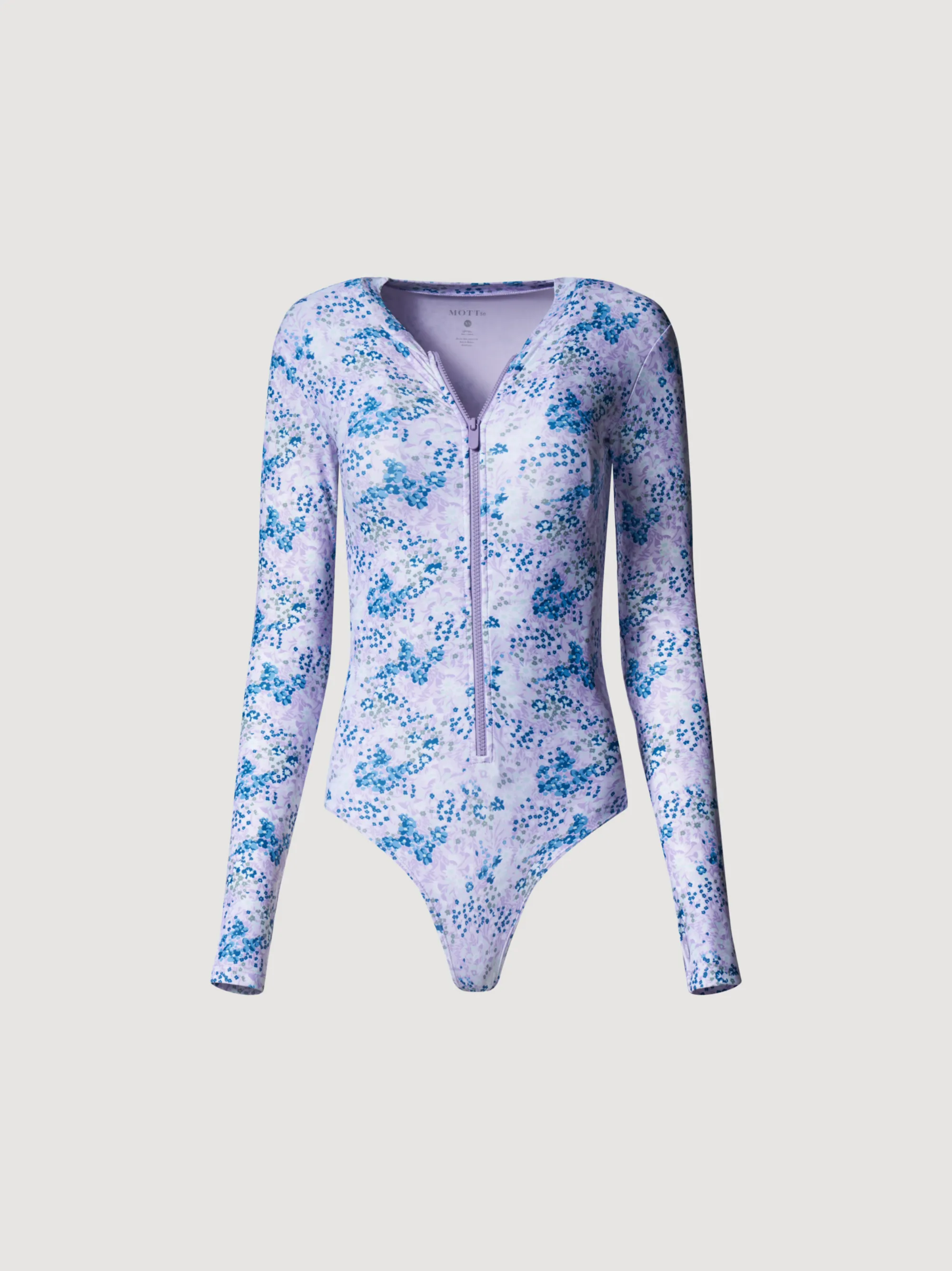 Mila - Long Sleeve One Piece Swimsuit | Lavender Fields