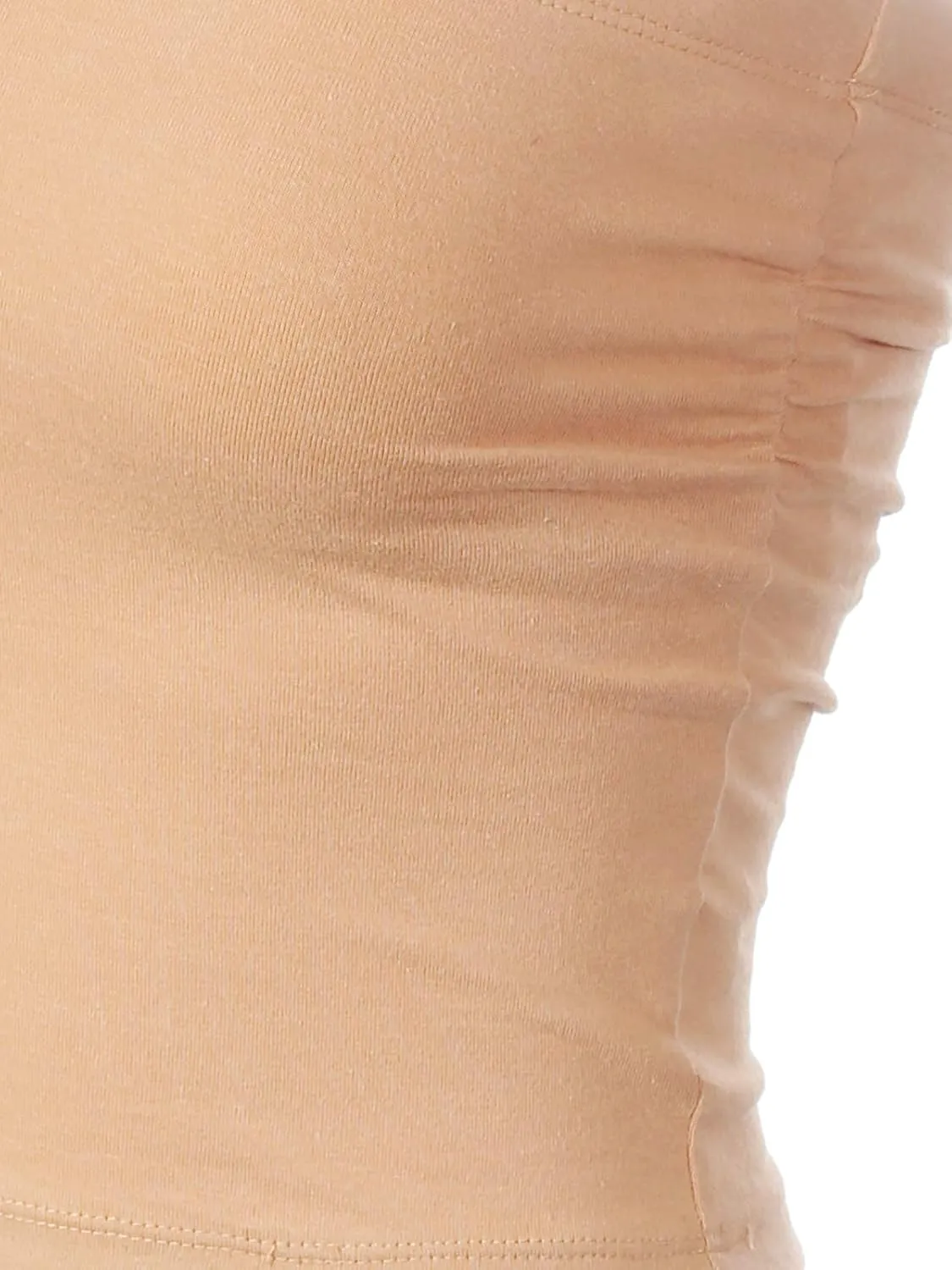 MixMatchy Women's Basic Tube Tops Built in Shelf Bra Strapless Crop Tops Bandeau Sexy Summer Outfits